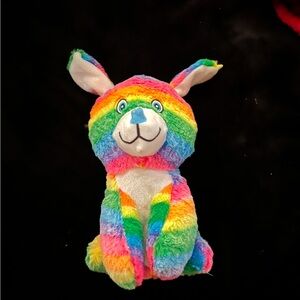 Colorful Rainbow Plush dog